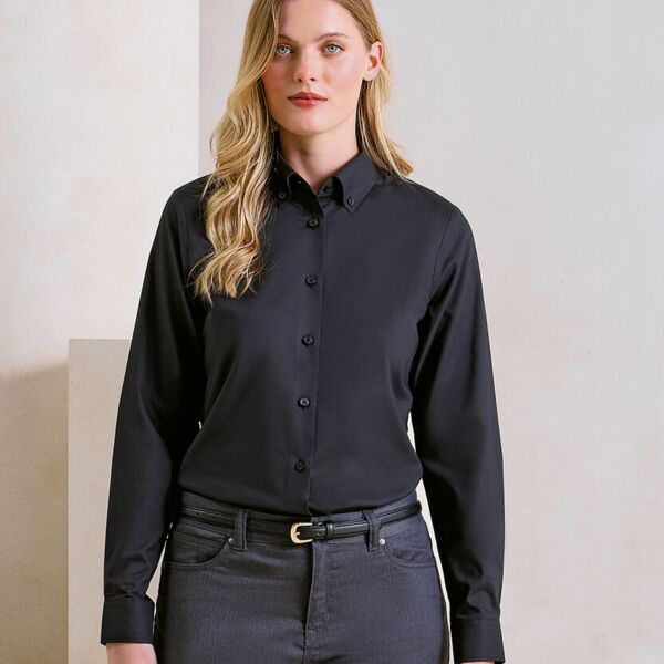Women’s ‘Supreme’ Oxford long sleeve shirt Thumbnail
